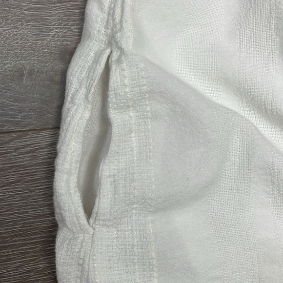 Universal Thread Button Front White Textured Linen Blend Sundress Pockets XL - Picture 16 of 16